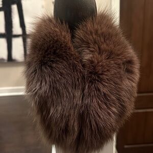 FOX FUR PELT COLLAR